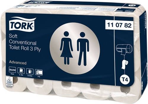 Tork Toiletpapier | 3 laags decorprint | 30 stuks 110782