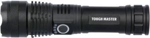 Tough Master LED-zaklamp USB | oplaadbaar met batterij | 1200 lumen | TM-LTF1200