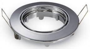 V-Tac Inbouw spot verstelbaar 50mm rond chroom 5013320