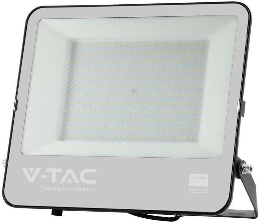 V-Tac LED Bouwlamp 200W 6500K zwart Slimline Pro 9332047