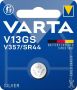 Varta Zilveroxide Batterij SR44 | 1.55 V DC | 155 mAh | Zilver | 1 stuks -V13GS - Thumbnail 2