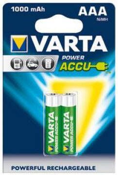 Varta Oplaadbare NiMH Batterij AAA 1.2 V 1000 mAh 2-Blister -5703B