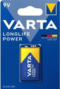 Varta Alkaline-Batterij 9V | 6LR61 | Blauw Geel | 10 stuks -4922 1