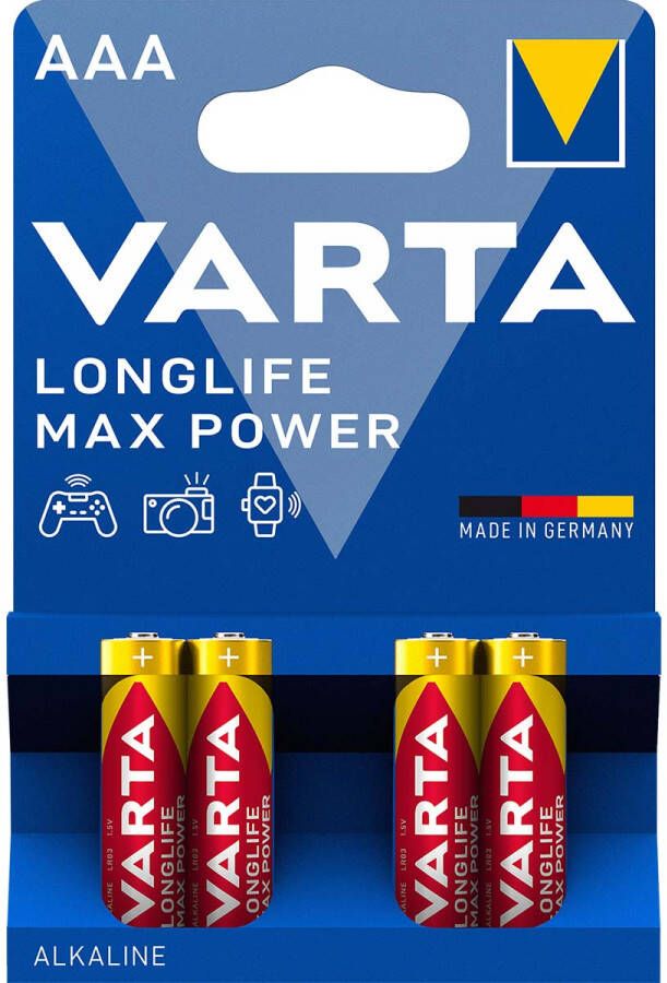 Varta Alkaline-Batterij AAA | 1.5 V DC | 10 x 4 stuks -4703 4B