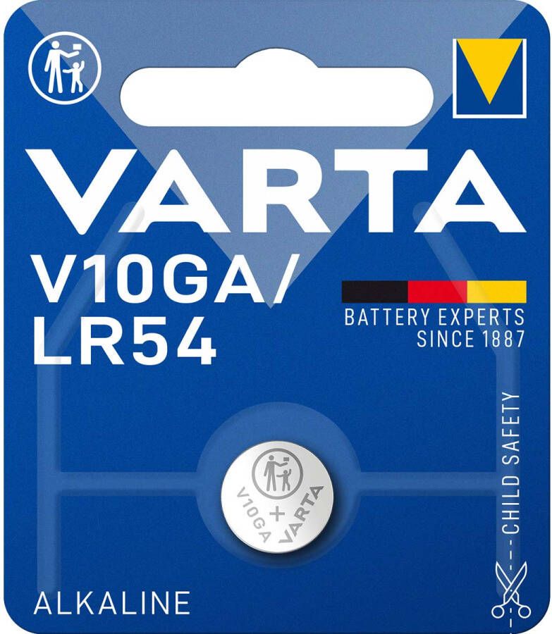 Varta Alkaline Knoopcel Batterij LR54 | 1.5 V | 70 mAh | 2 stuks -V10GA