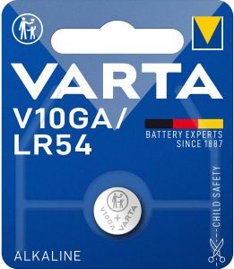 Varta Alkaline Knoopcel Batterij LR54 | 1.5 V | 70 mAh | 2 stuks -V10GA