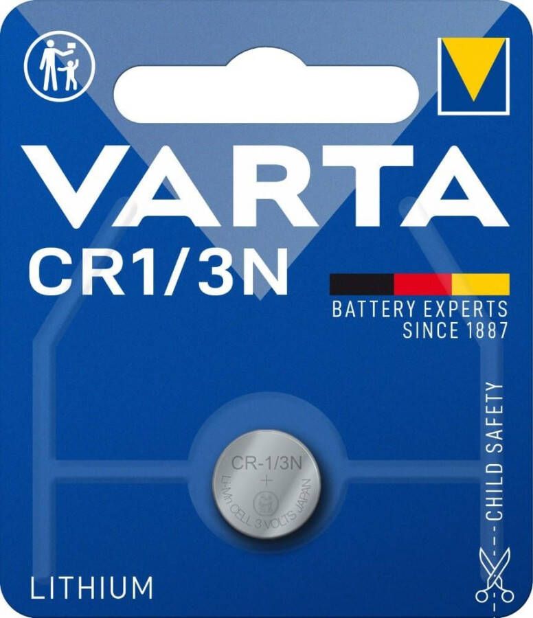 Varta Lithium Knoopcel Batterij CR1 3N | 3 V | 170 mAh | 1 stuks -CR1 3N