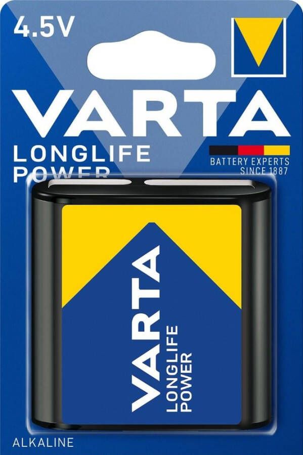 Varta Alkaline Batterij 3LR12 | 4.5 V | 6100 mAh | 1 stuks -4912 1