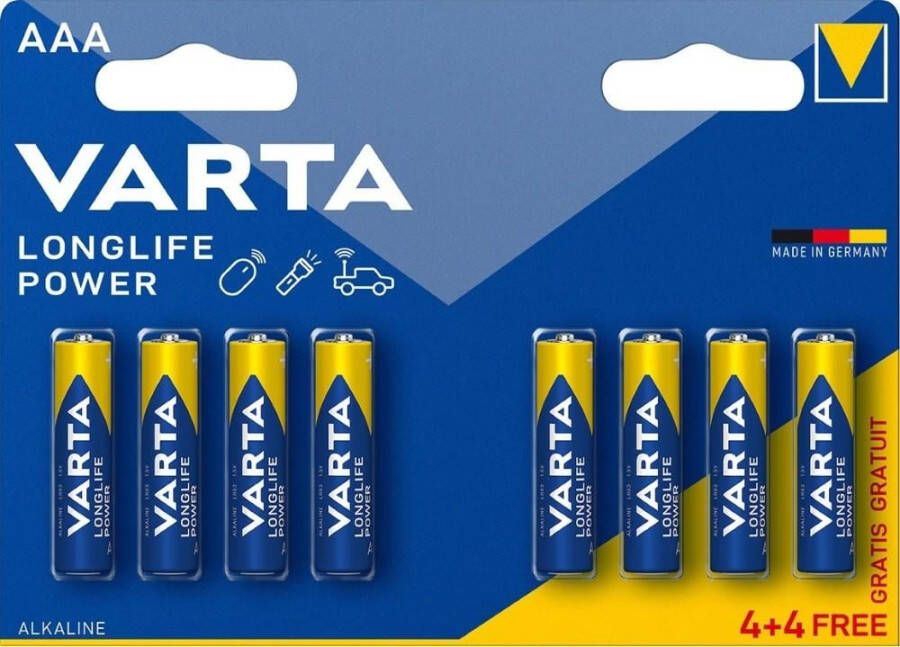 Varta High Energy AAA R03 4903 bl.a8 4 + 4 3015315