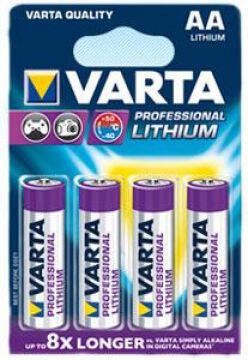 Varta Lithium Batterij AA-Blisterkaart -6106 4B