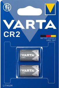Varta Lithium Batterij CR2 3 V 2-Blister | 1 stuks -CR2-2