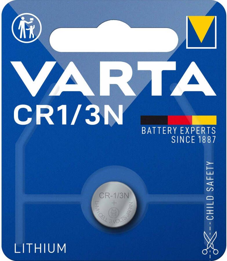 Varta Lithium Knoopcel Batterij CR1 3N | 3 V | 170 mAh | 1 stuks -CR1 3N