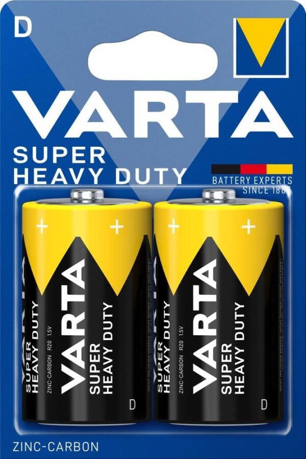 Varta Superlife grote staaf R20 D bl.a2 3111115