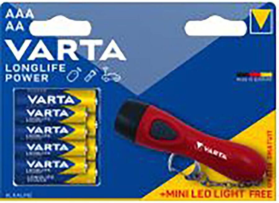 Varta Alkaline Batterij AA High Energy 8-Promotional Blister -92400