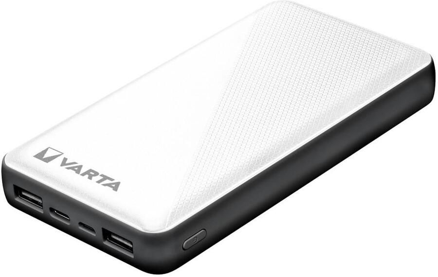 Varta Powerbank 15.000mA zilver + led indicatie USB en USB-C 3509020 - Foto 1