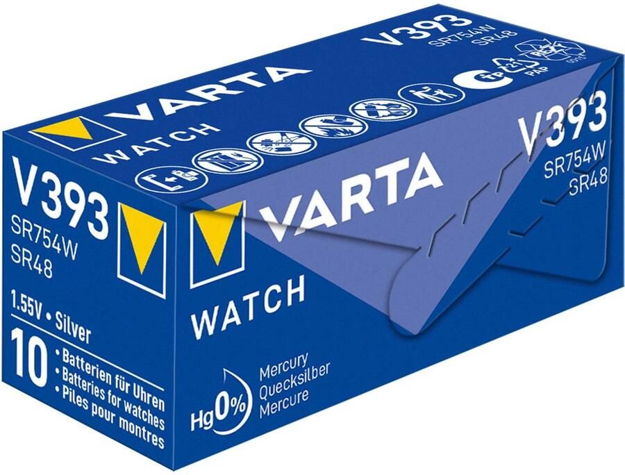 Varta Zilveroxide Batterij SR48 1.55 V 70 mAh 1-Pack -V393