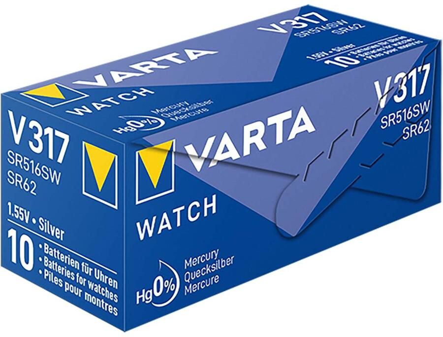 Varta Zilveroxide Batterij SR62 1.55 V 8 mAh 1-Pack -V317