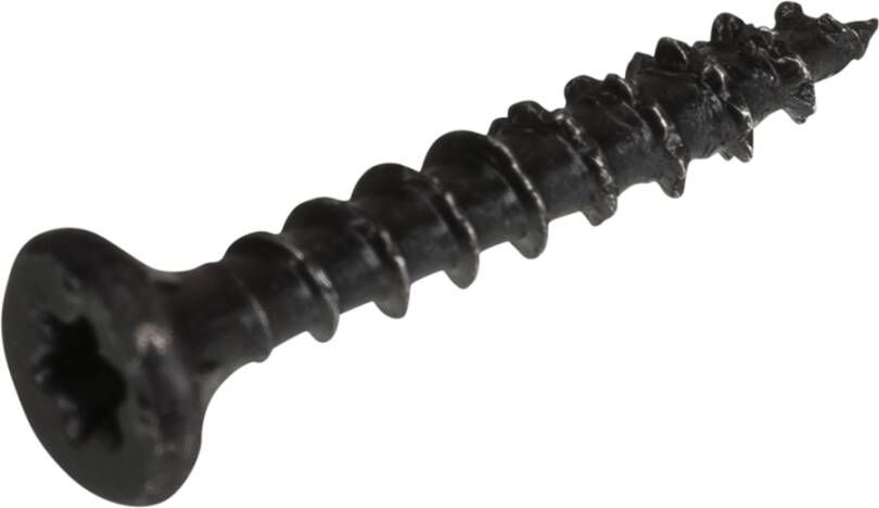 Blackline Spaanplaatschroef Hcp Zwart Pk Torx TX20 +Snijpunt 4.0X40 | 20 stuks 6901.20.14040