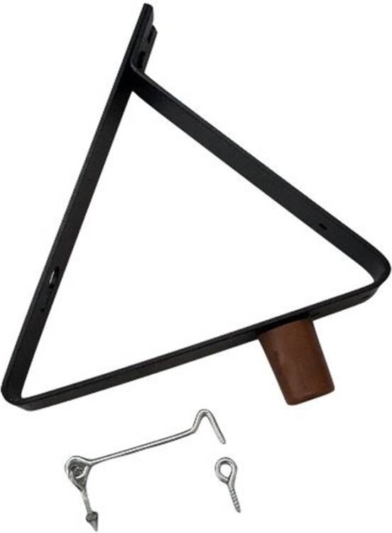Waelbers Deurvanger(+set ) 55gr. zwart 1 Stuk(s) 414317.01