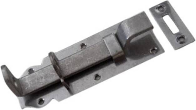 Waelbers Hangslotschuif met bocht 140mm RVS A2 10 Stuk(s) 1926.05