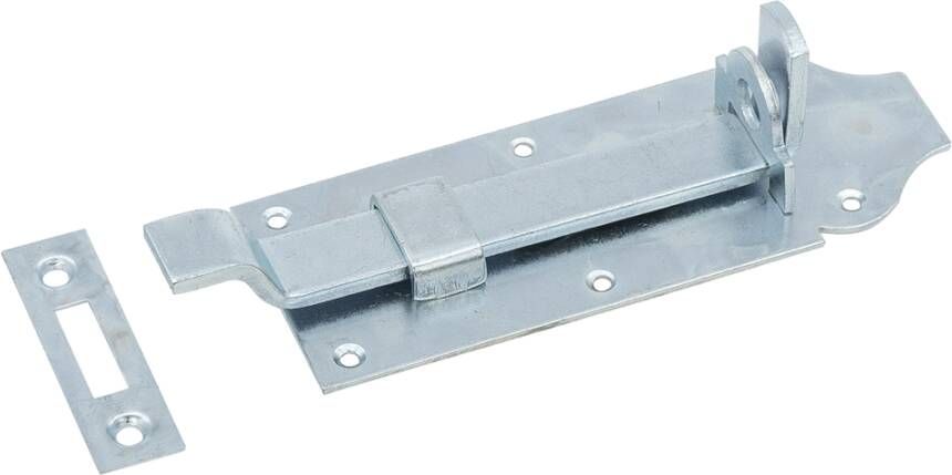 Waelbers Hangslotschuif met bocht 160mm blauw verzinkt (GV) 10 Stuk(s) 1931.05
