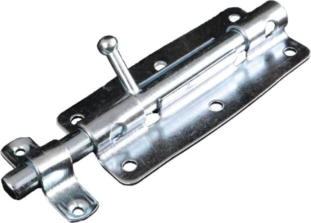 Waelbers Hangslotschuif met bocht 180mm blauw verzinkt (GV) 5 Stuk(s) 1971.02