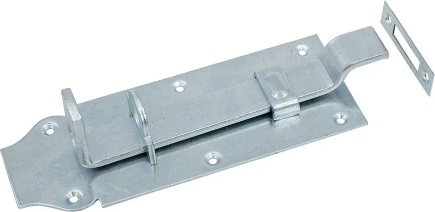 Waelbers Hangslotschuif met bocht 200mm blauw verzinkt (GV) 5 Stuk(s) 1981.02