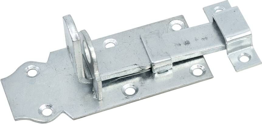Waelbers Hangslotschuif vlak 100mm blauw verzinkt (GV) 10 Stuk(s) 1651.05