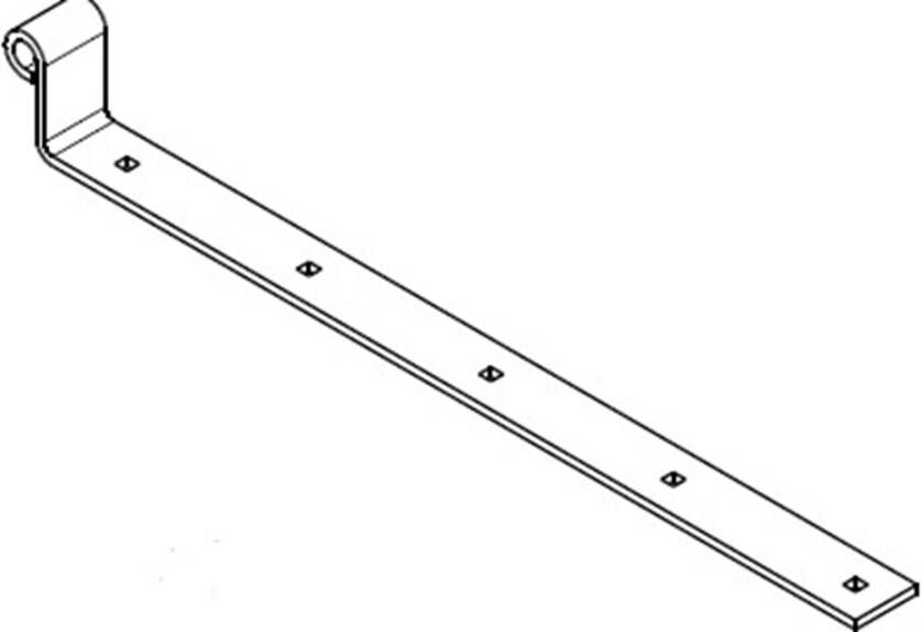 Waelbers Heng MB D14-500mm recht zwart TXT 10 Stuk(s) 531248.32