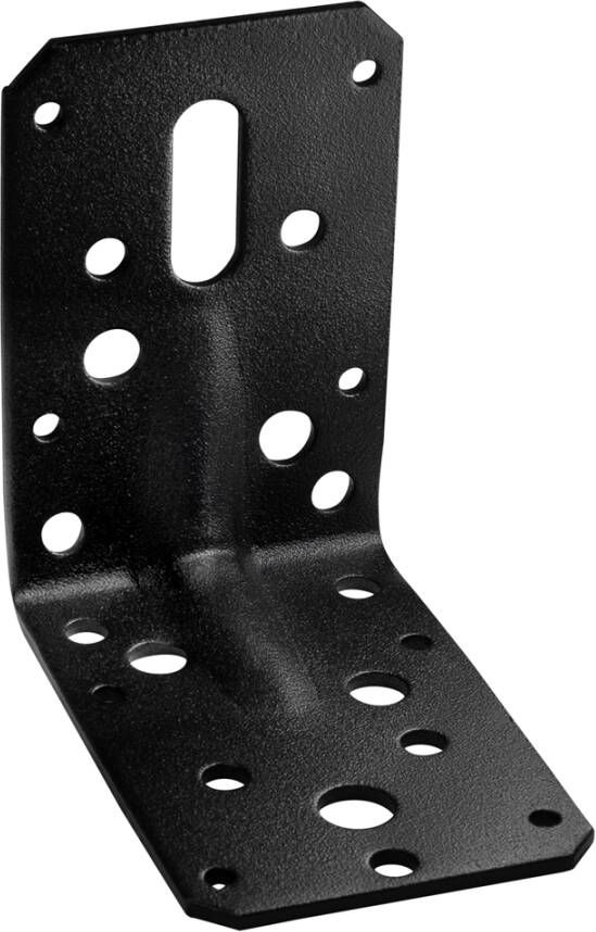 Waelbers Hoekanker m ril 90x90x60mm zwart TXT 10 Stuk(s) 4908.05