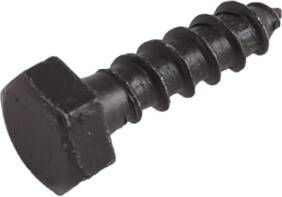 Waelbers Houtdraadbout M8x30mm DC zwart 50 Stuk(s) 974107.11
