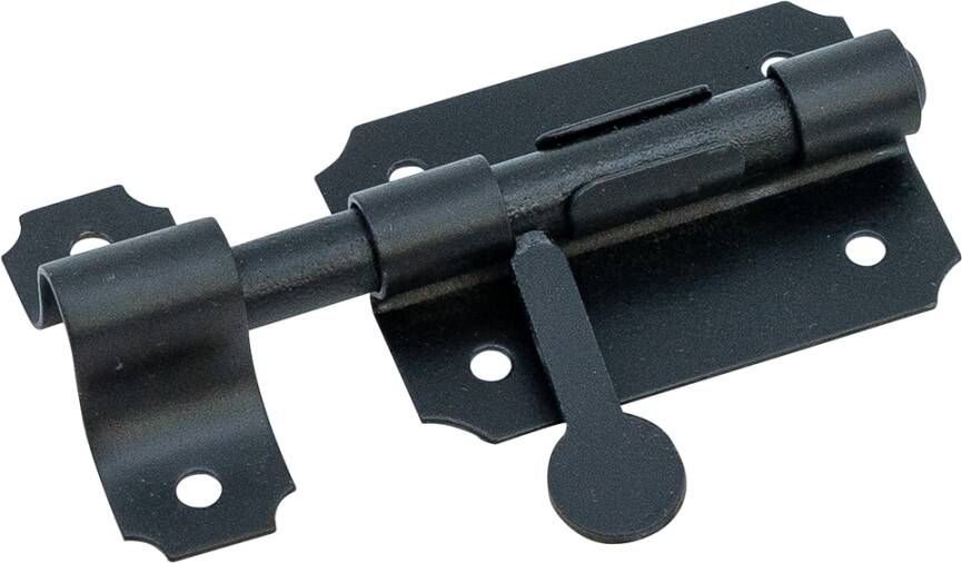 Waelbers Plaatgrendel 65mm zwart 10 Stuk(s) 105307.05