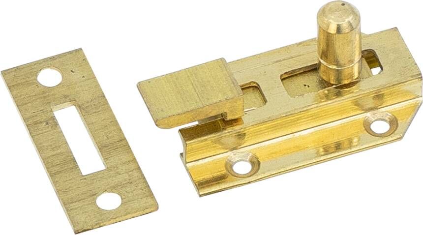 Waelbers Profielschuif met bocht 25x40mm messing 10 Stuk(s) 145068.05