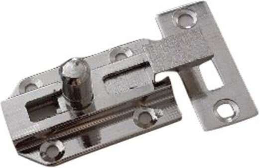 Waelbers Profielschuif met bocht 25x40mm nikkel 10 Stuk(s) 145168.05