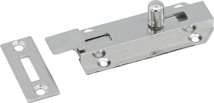 Waelbers Profielschuif met bocht 25x60mm nikkel 10 Stuk(s) 145178.05