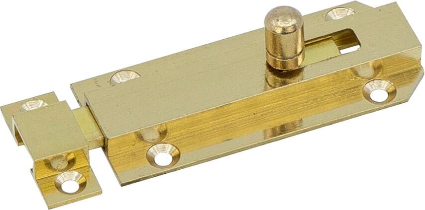 Waelbers Profielschuif vlak 25x60mm messing 10 Stuk(s) 145028.05