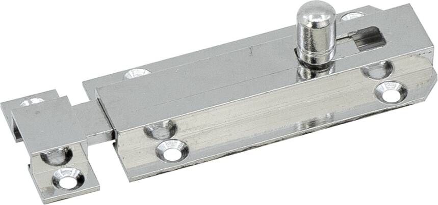 Waelbers Profielschuif vlak 25x60mm nikkel 10 Stuk(s) 145128.05