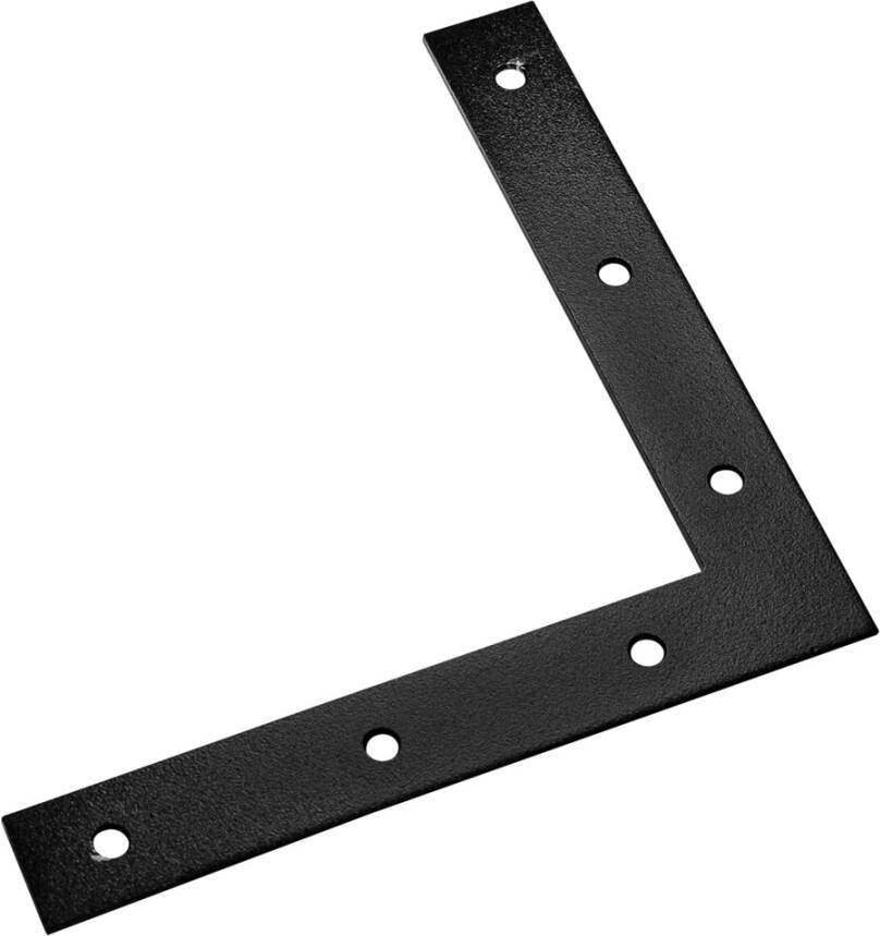 Waelbers Raamhoek 120mm zwart TXT p 4st KVP 20 Stuk(s) 2068KVP.24
