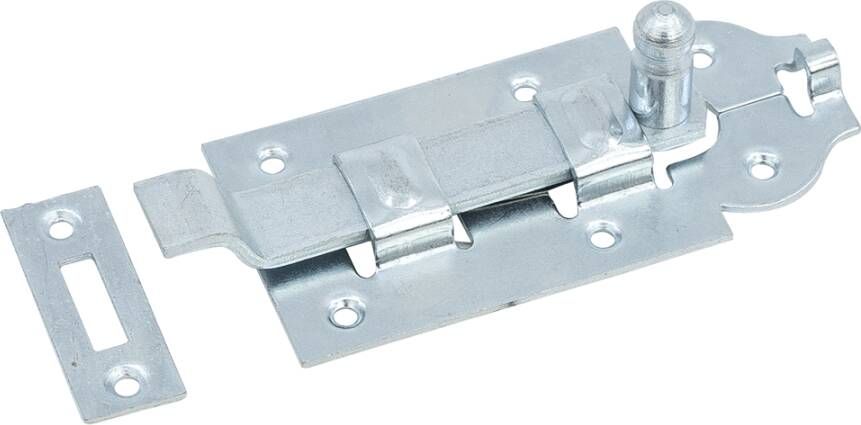 Waelbers Rolschuif met bocht 120mm blauw verzinkt (GV) 10 Stuk(s) 1571.05
