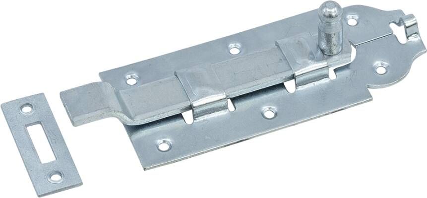Waelbers Rolschuif met bocht 140mm blauw verzinkt (GV) 10 Stuk(s) 1581.05