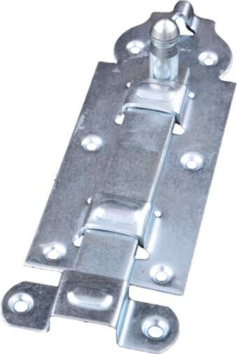 Waelbers Rolschuif vlak 140mm blauw verzinkt (GV) 10 Stuk(s) 1521.05