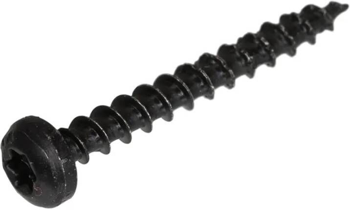 Waelbers Schroef CK 4 0x25mm zwart kvp 120 Stuk(s) OND8327.22