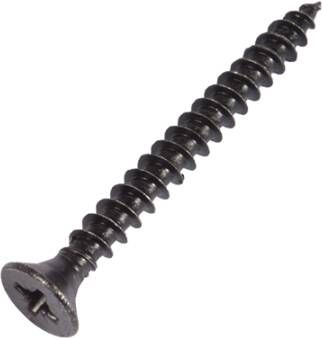 Waelbers Schroef PK 4 5x30mm zwart blauw verzinkt (GV)P 1000 Stuk(s) OND8377.15