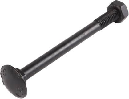 Waelbers Slotbout M6x70mm + Moer M6 zwart 25 Stuk(s) 963727.09