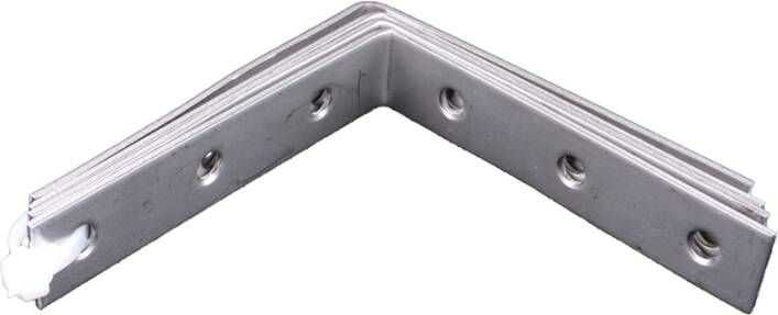 Waelbers Stoelhoek 100mm RVS p 4st KVP 20 Stuk(s) 2236KVP.24