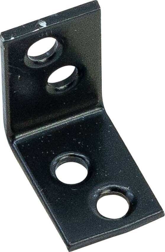 Waelbers Stoelhoek 25mm p 4st KVP zwart 20 Stuk(s) 2157KVP.24