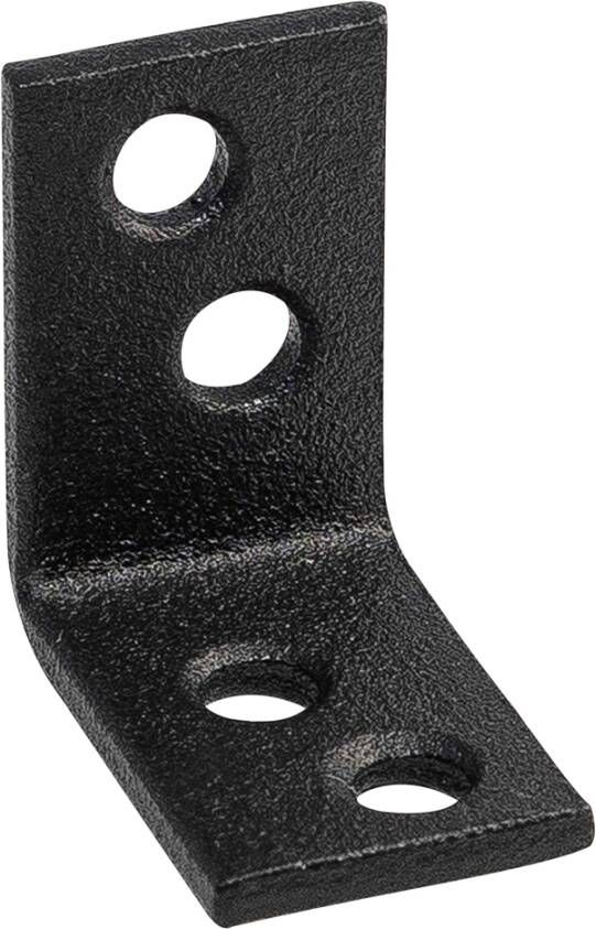 Waelbers Stoelhoek 25mm zwart TXT p 4st KVP 20 Stuk(s) 2158KVP.24
