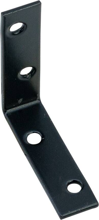 Waelbers Stoelhoek 55mm p 4st zwart KVP 20 Stuk(s) 2187KVP.24