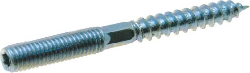 Waelbers stokeind zonder zeskant M8x50 TX 25 blauw verzinkt (GV) (10 x 10 st) OND1300.05