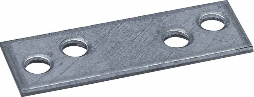 Waelbers Verbindingsplaatje 50mm blauw verzinkt (GV) 100 Stuk(s) 2391EAN.13